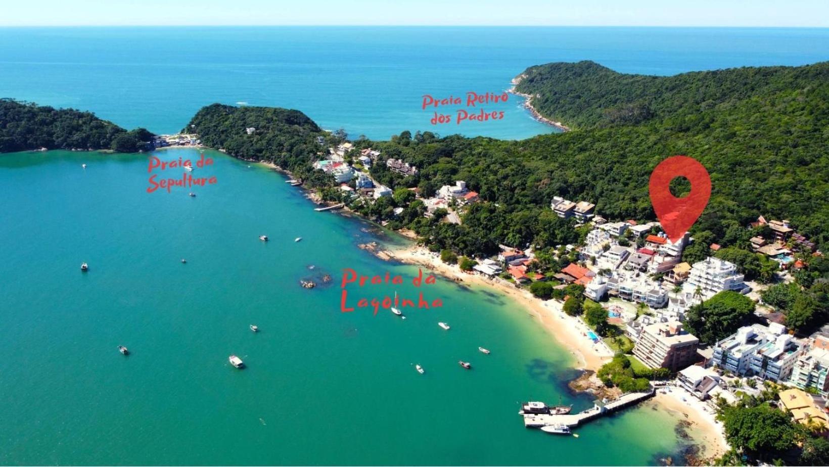 1079 - Apartamento Com Vista Para O Mar Em Bombinhas Dış mekan fotoğraf