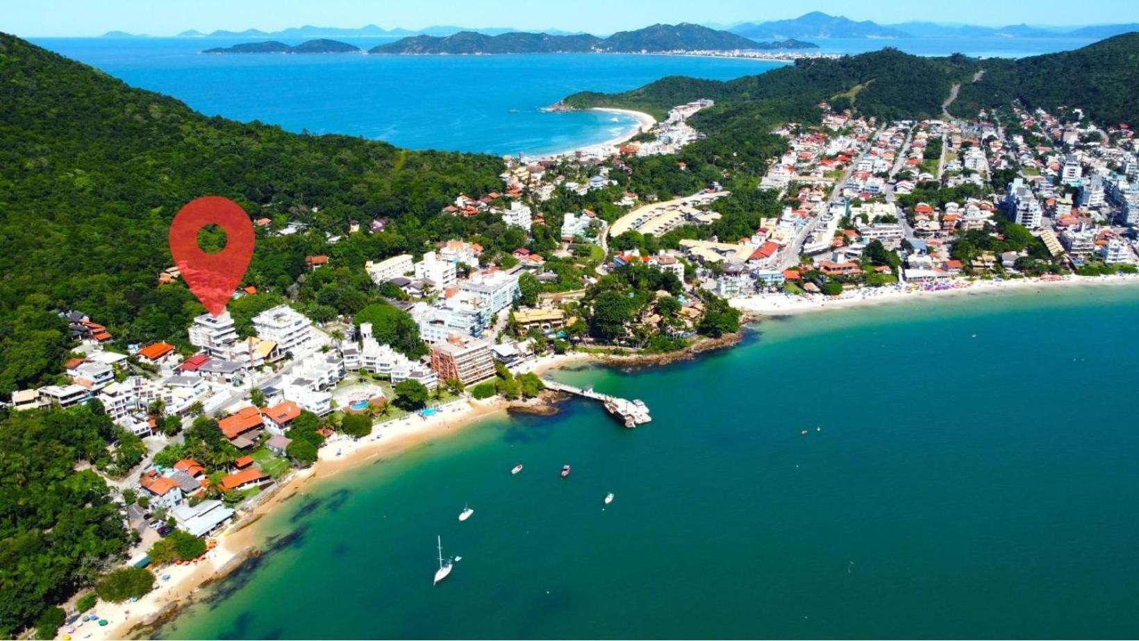 1079 - Apartamento Com Vista Para O Mar Em Bombinhas Dış mekan fotoğraf